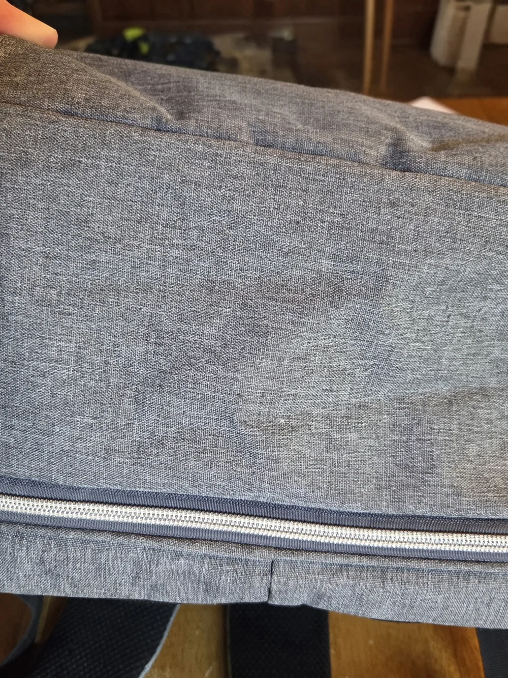 Grey Diaper Bag With Changing Station